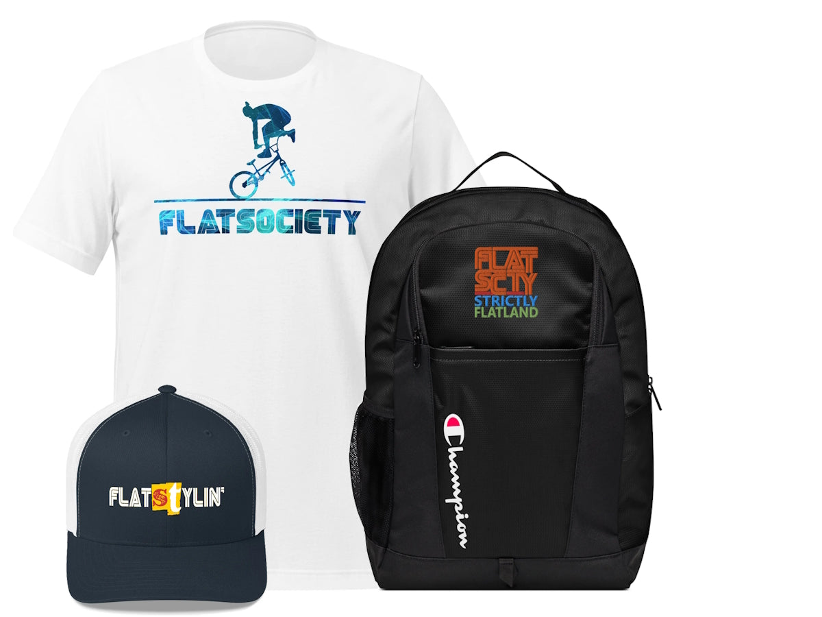 FlatSociety BMX Shirts, Hats, & Gear