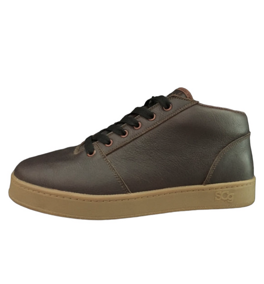 SCG Shoes Mid - Chocolate Leather - BMX