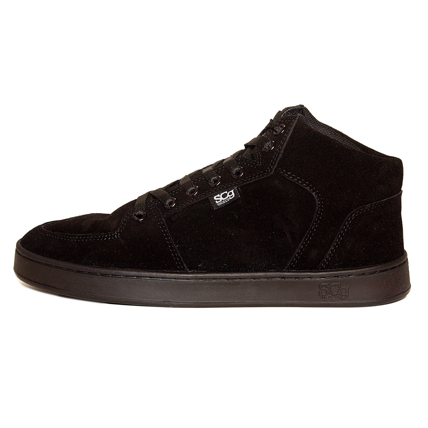 SCG Shoes HighTop - Black Suede - BMX