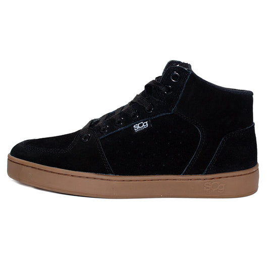 SCG Shoes HighTop - Black Suede - BMX