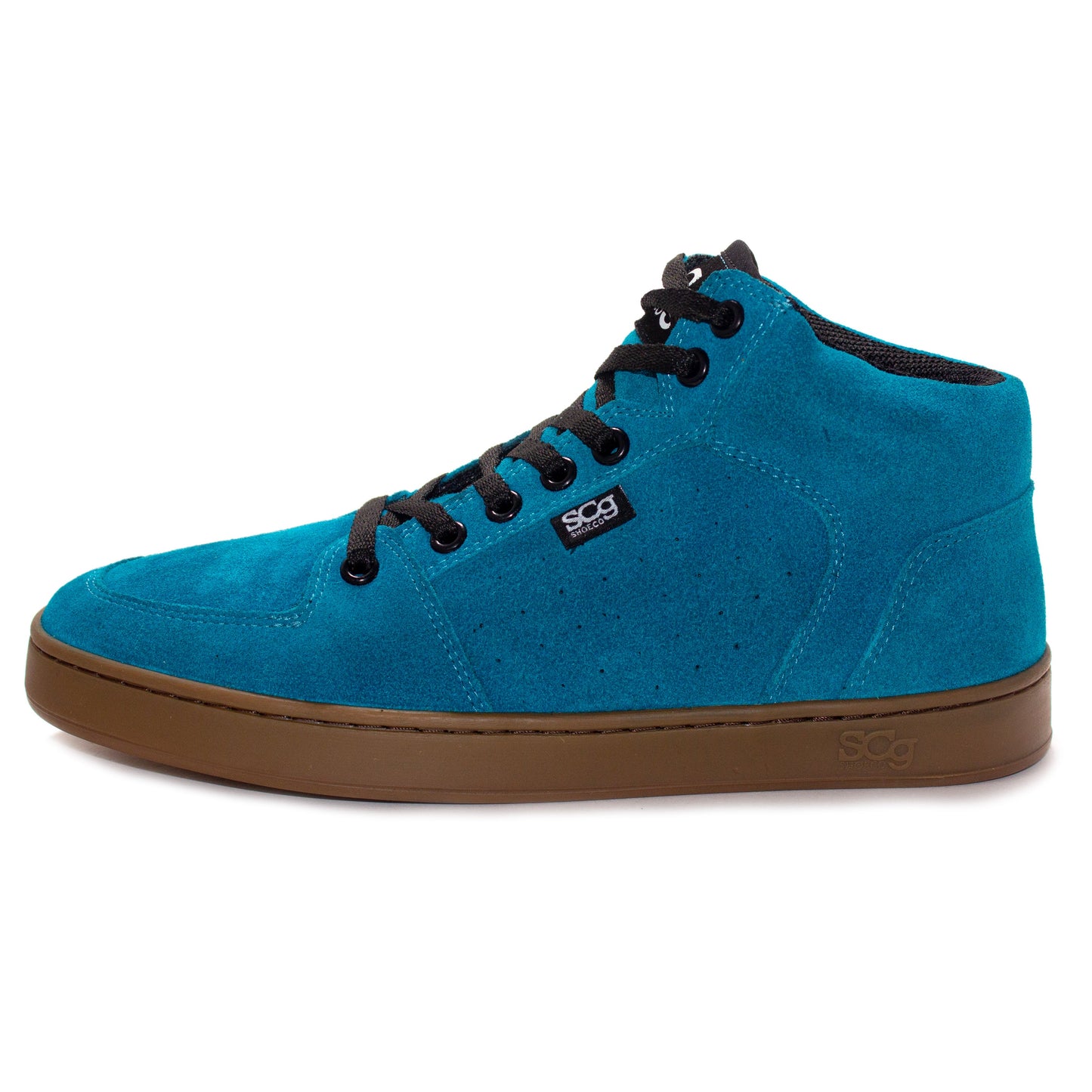 SCG Shoes HighTop - Turquoise Suede - BMX