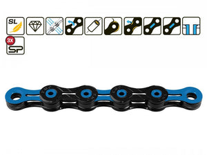 KMC DLC 11 Hollow Pin Full Link Chains (3/32)