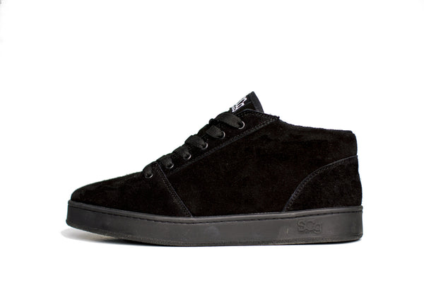 SCG Shoes Mid - Black Suede - BMX