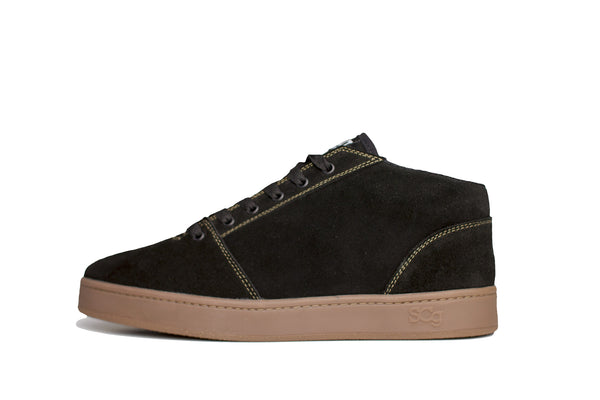 SCG Shoes Mid - Black Suede - BMX