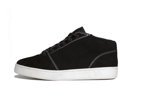 SCG Shoes Mid - Black Suede - BMX