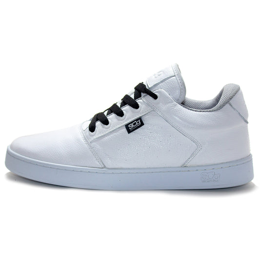 SCG Shoes Sound - White Synthetic Leather - BMX