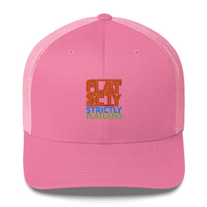 Flat Society Strictly Flatland Trucker Hat
