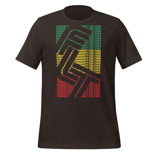 Camiseta rasta de cultura comunitaria Flat Life Connection