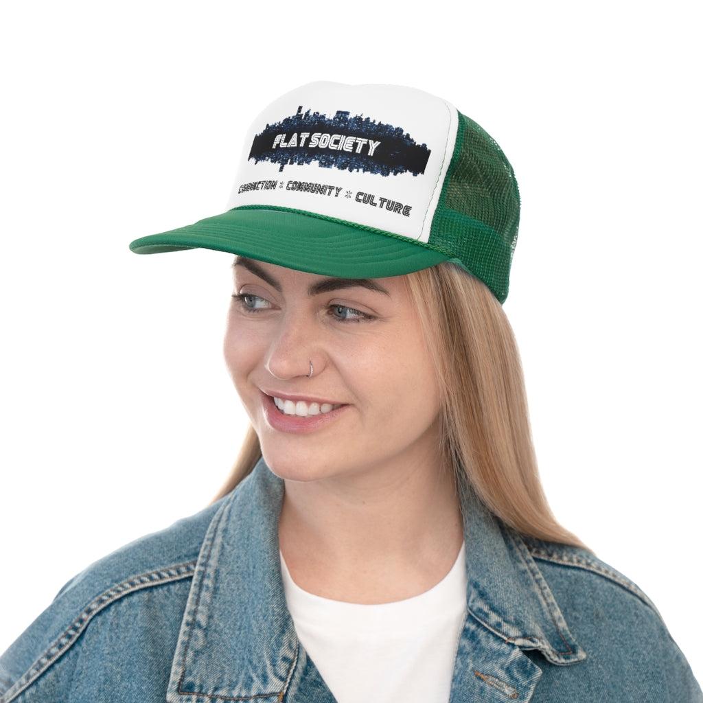 Flat Life City Trucker Hat