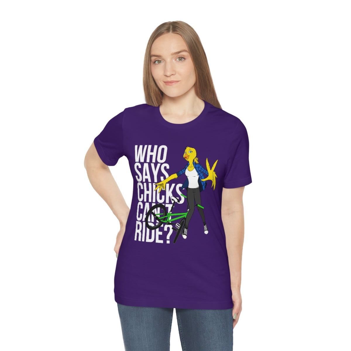 Silver OutBreak: Who Says Chicks Can't Ride? Tee