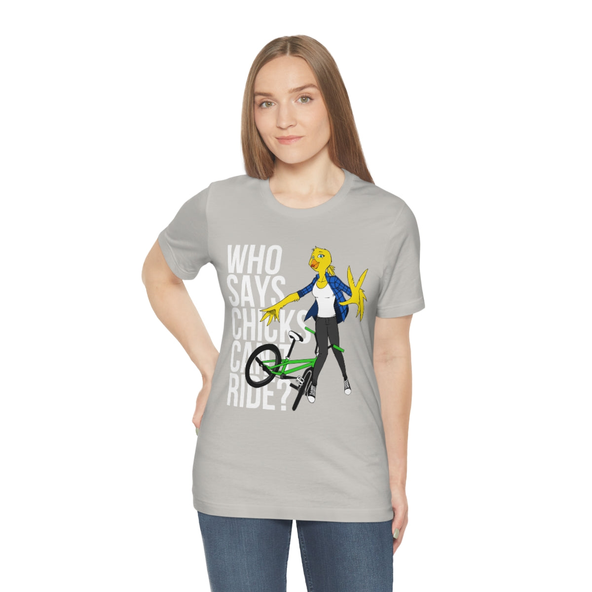 Silver OutBreak: Who Says Chicks Can't Ride? Tee