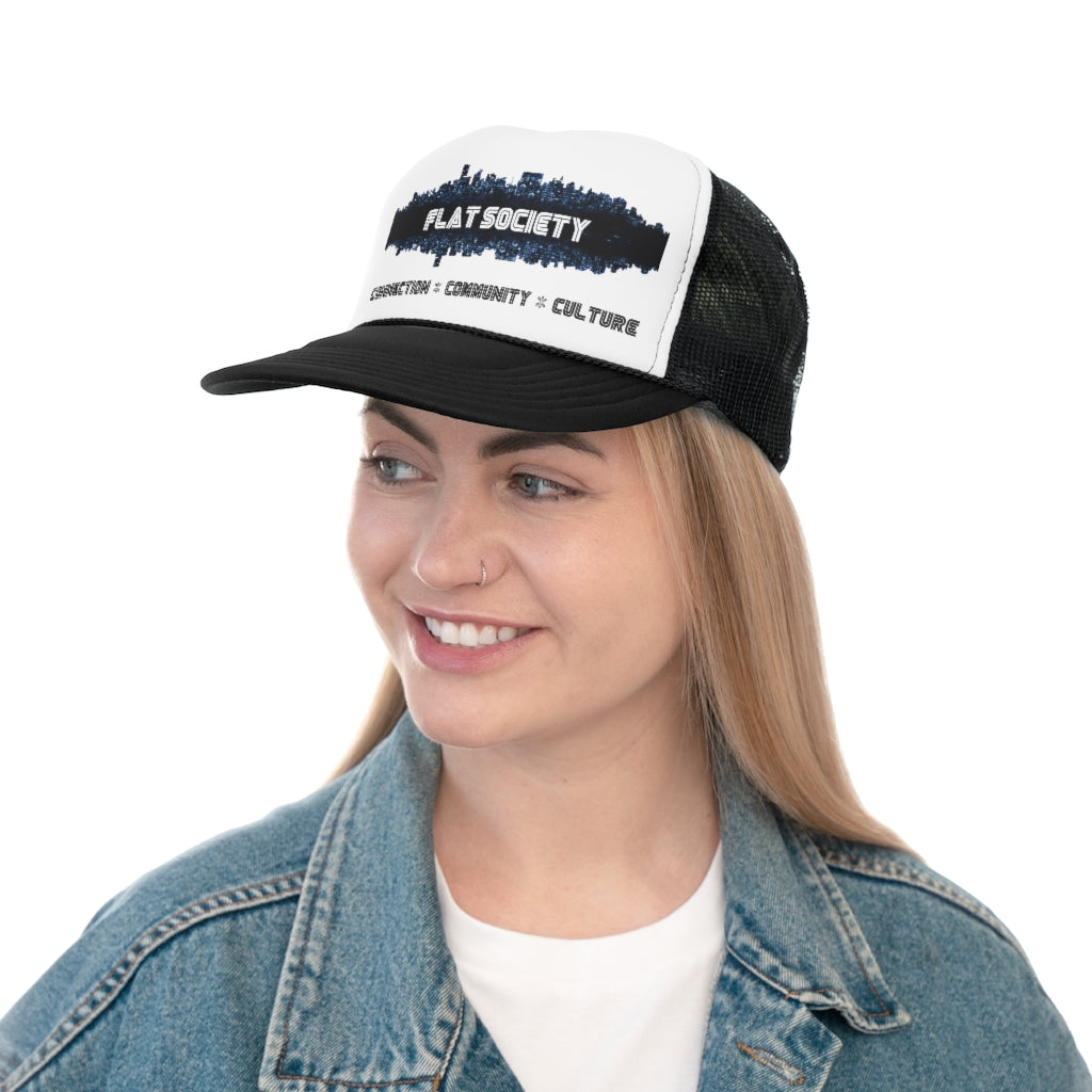 Flat Life City Trucker Hat