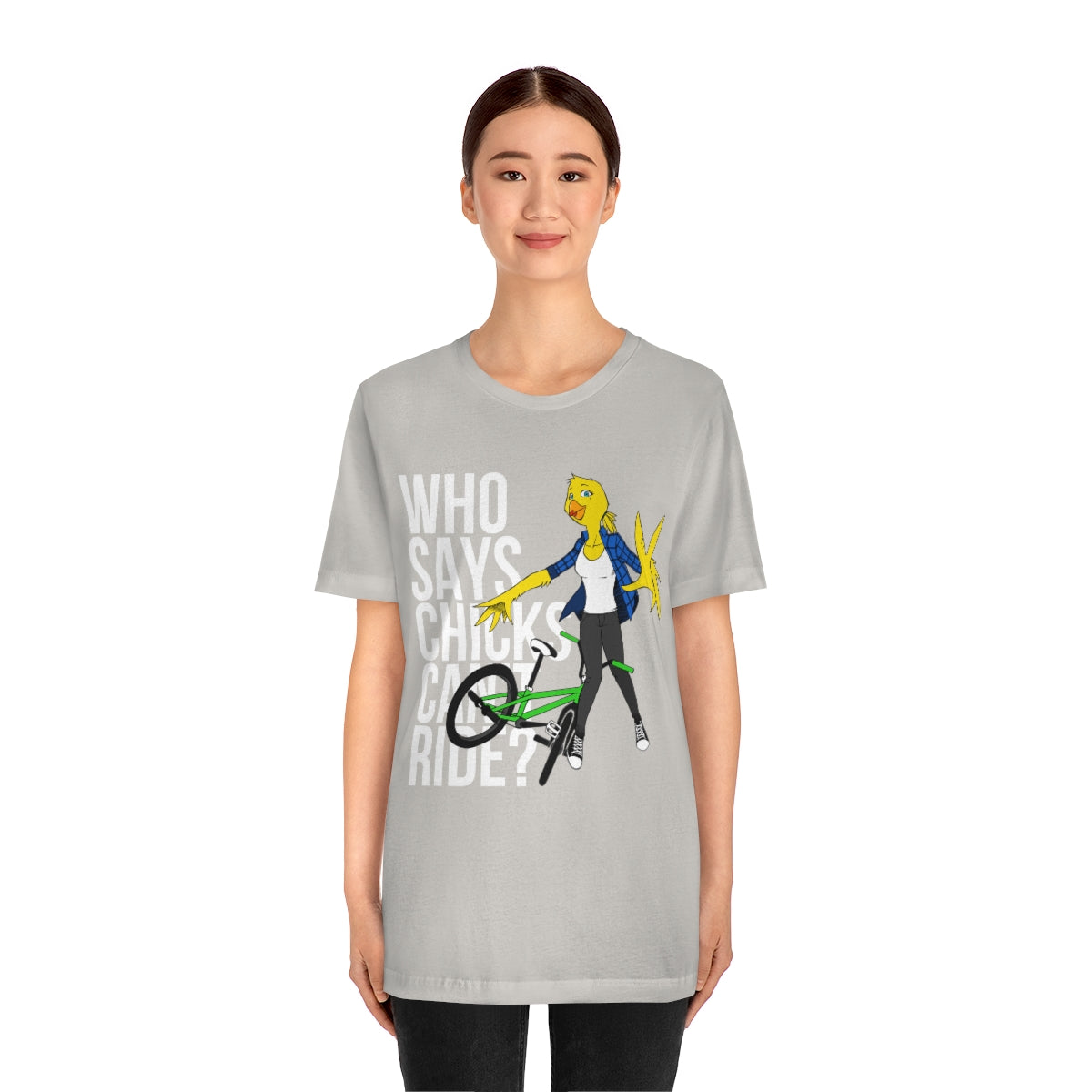 Silver OutBreak: Who Says Chicks Can't Ride? Tee