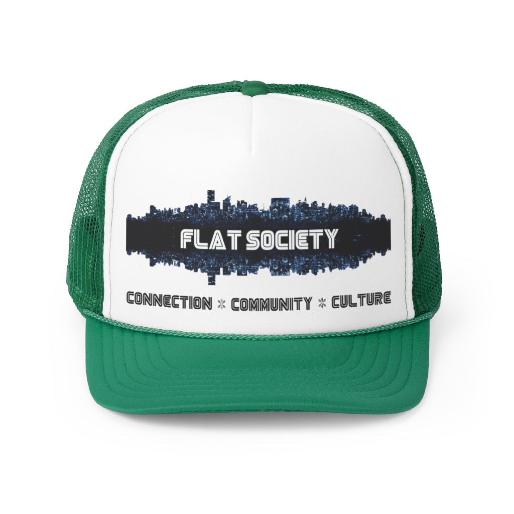 Flat Life City Trucker Hat