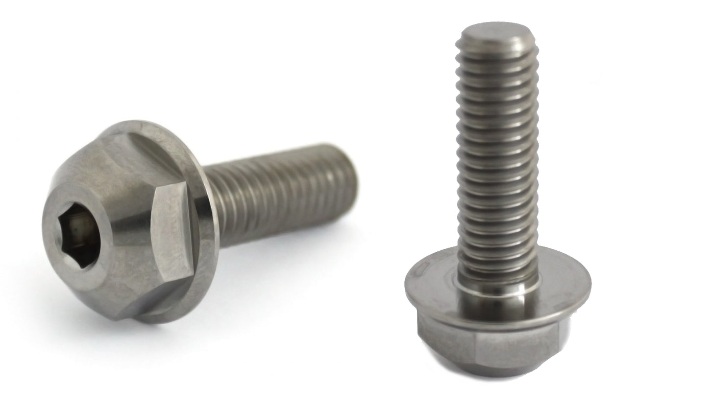 Armour Bikes Titanium Female Axle Bolts - 3/8" Metric & Profile