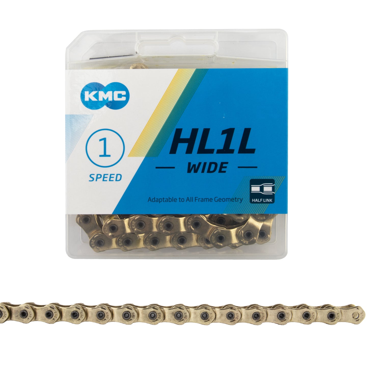 KMC HL1L Half Link Hollow Pin Chains (1/8)