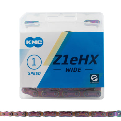 KMC Z1EHX Neo Chrome Full Link Chain (1/8)