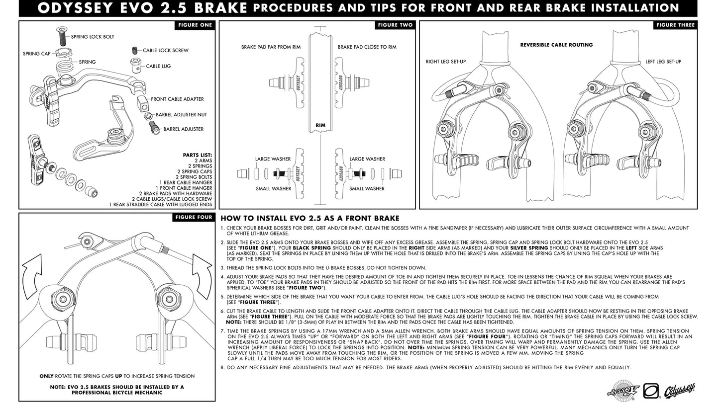 Odyssey Evo 2.5 Brakes