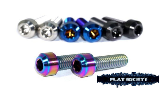 Society Titanium Stem Bolts - Metric (Large Head)