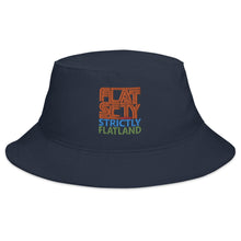 Load image into Gallery viewer, Flat Society Strictly Flatland Bucket Hat