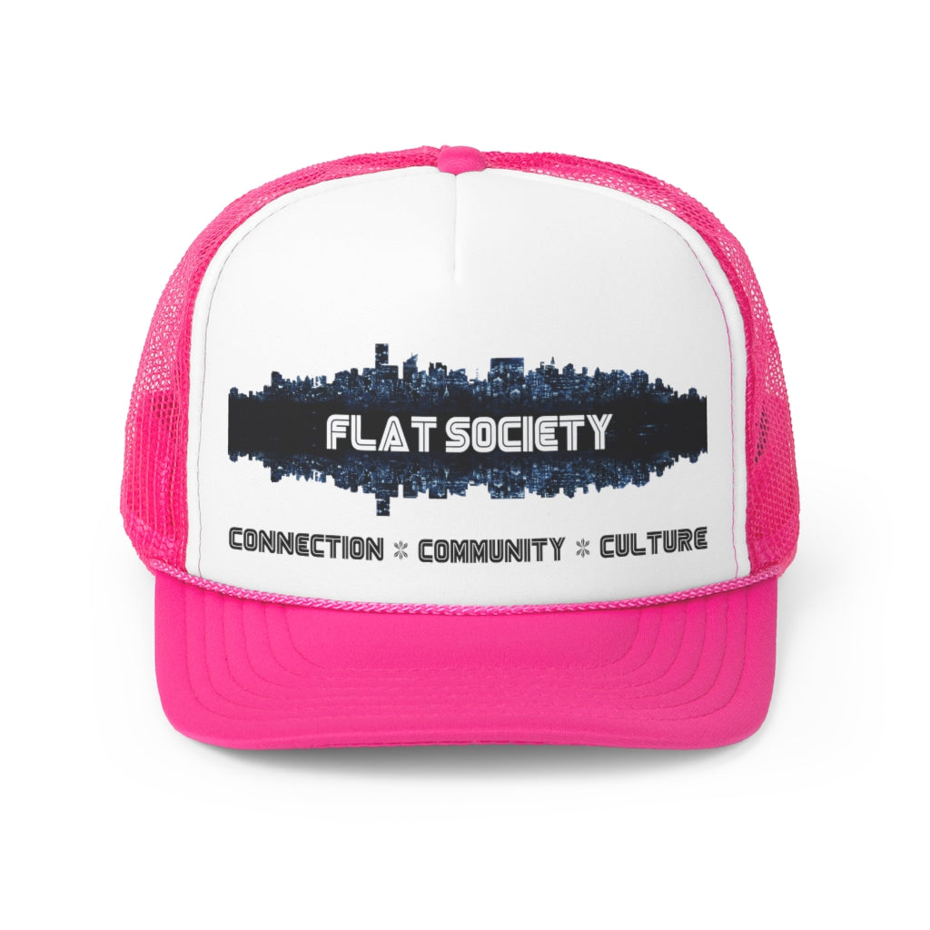 Flat Life City Trucker Hat